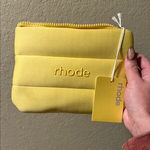 Limited edition yellow Rhode pouch